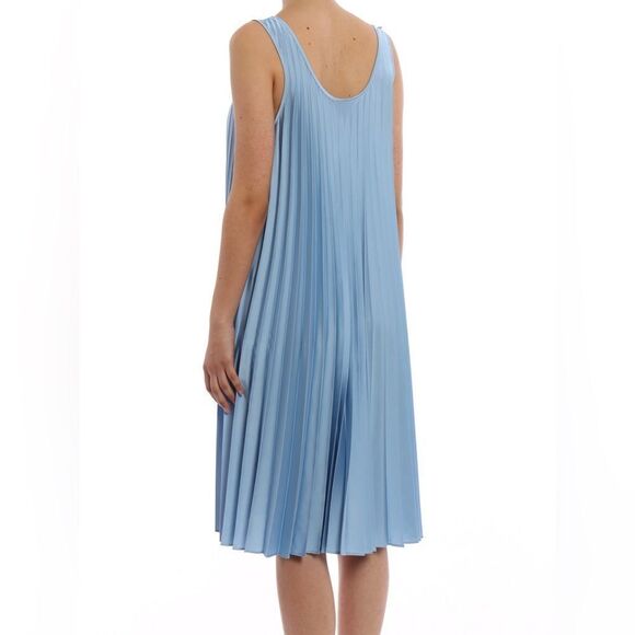 New P.A.R.O.S.H. pink accordion pleated knee length dress size 4 XS oversized - Picture 10 of 14